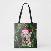 Weihnachtshunde Gelbe Labrador Labrador Retriever Tasche (Vorderseite)