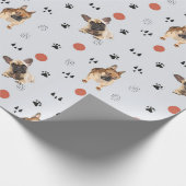 Weihnachtshunde Geschenkpapier (Ecke)
