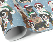Weihnachtshunde Geschenkpapier (Rolleneckpunkt)