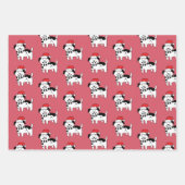 Weihnachtshunde Geschenkpapier Set (Vorderseite 3)