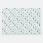 Weihnachtshunde Geschenkpapier Set (Vorderseite 3)