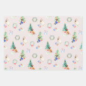 Weihnachtshunde Geschenkpapier Set (Vorderseite 2)