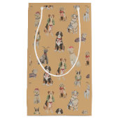 Weihnachtshunde Geschenktasche Kleine Geschenktüte (Vorderseite)
