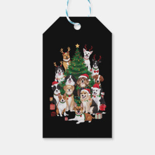 Weihnachtshunde Hunde Liebhaber Urlaub Hunde Mama  Geschenkanhänger