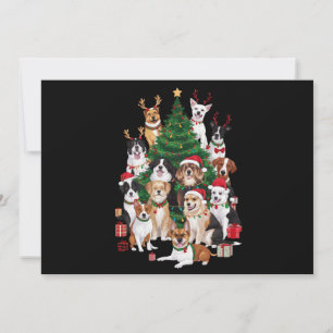 Weihnachtshunde Hunde Liebhaber Urlaub Hundemama Feiertagskarte