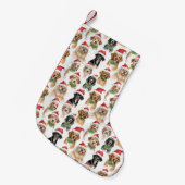 Weihnachtshunde Kleiner Weihnachtsstrumpf (Vorderansicht (hängend))
