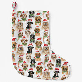 Weihnachtshunde Kleiner Weihnachtsstrumpf