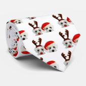 Weihnachtshunde Krawatte (Gerollt)
