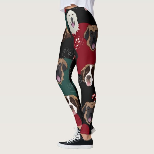 Weihnachtshunde Leggings (Links)