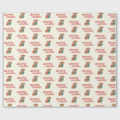 Weihnachtshunde Lover Wrapping Paper - Personalisi Geschenkpapier (Flach)