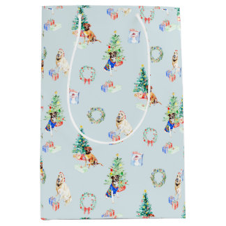 Weihnachtshunde Mittlere Geschenktüte