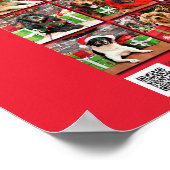 Weihnachtshunde Portrait Collection Poster (Ecke)