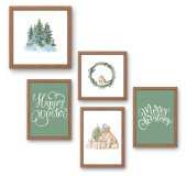 Weihnachtshunde Poster