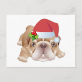 Weihnachtshunde Postkarte (Vorderseite)