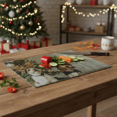 Weihnachtshunde Schneidbrett Urlaubsgeschenk Schneidebrett