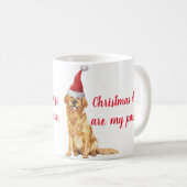 Weihnachtshunde sind mein Passionsangebot für Hund Kaffeetasse (VorderseiteRechts)