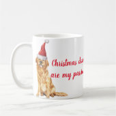 Weihnachtshunde sind mein Passionsangebot für Hund Kaffeetasse (Links)
