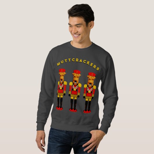 Weihnachtshunde Sweatshirt (Vorne ganz)