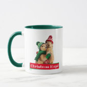 Weihnachtshunde Tasse (Links)