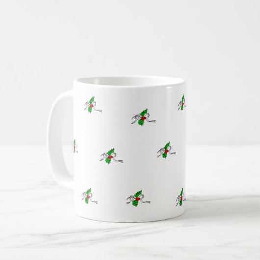 Weihnachtshunde-und -katzen-Kaffee-Tasse Kaffeetasse (Vorderseite Links)