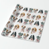 Weihnachtshunde Weihnachtsgeschenkpapier Geschenkpapier (Ungerollt)