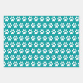 Weihnachtshunde Wrapping Paper Set von 3 Geschenkpapier Set (Vorderseite 3)