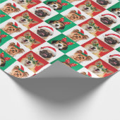 Weihnachtshunde Wrapping Paper Sheets Geschenkpapier (Ecke)