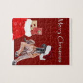 WeihnachtshundeDeutsche Dogge Puzzle (Horizontal)