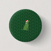 Weihnachtshundeknopf Button (Vorderseite)