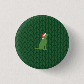 Weihnachtshundeknopf Button