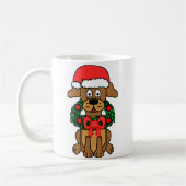 WeihnachtshundeTasse Kaffeetasse (Links)