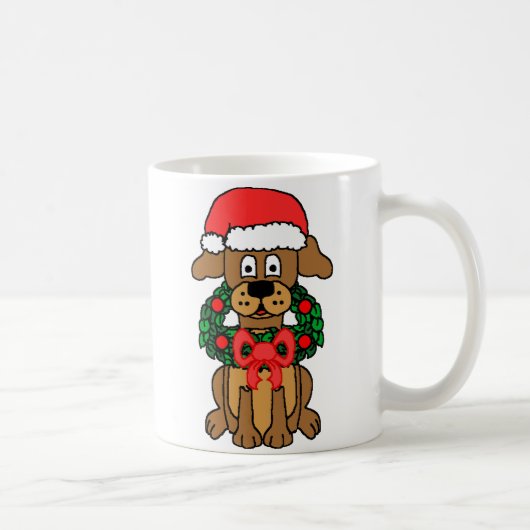 WeihnachtshundeTasse Kaffeetasse (Rechts)