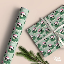 Weihnachtshundpapier Geschenkpapier