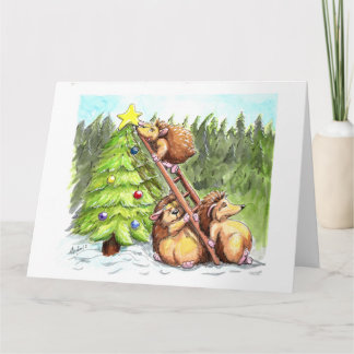 Weihnachtshüpfer Karte