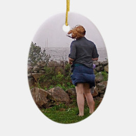 Weihnachtshurrikan 2011 Irene Keramikornament