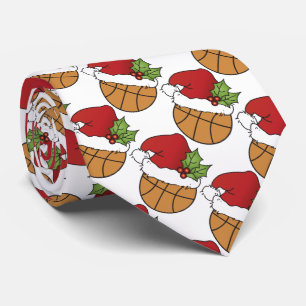 Weihnachtshut-Basketball Krawatte