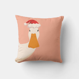 Weihnachtshut lustiger Cartoon niedlicher Duck Kissen