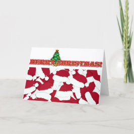 Weihnachtshüte Feiertagskarte