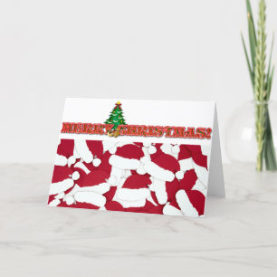 Weihnachtshüte Feiertagskarte
