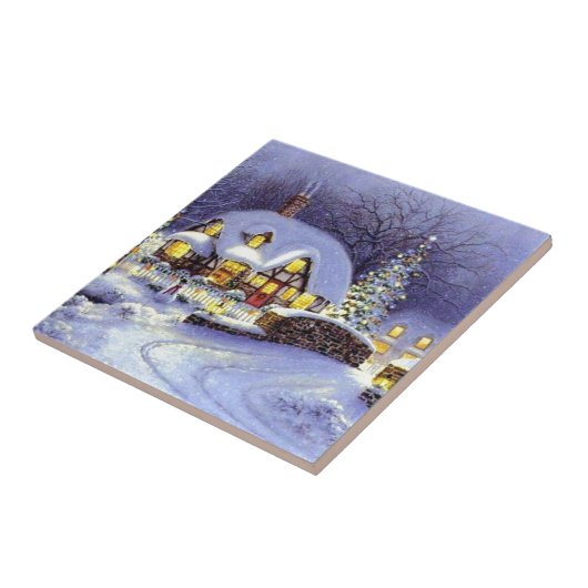 WeihnachtsHütte Fliese (Seite)