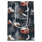 Weihnachtshütte Mittlere Geschenktüte (Rückseite)