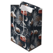 Weihnachtshütte Mittlere Geschenktüte (Rückseite Schrägansicht)
