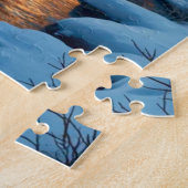 Weihnachtshütte Schnee Puzzle (Seite)