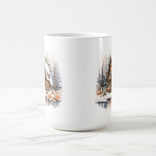 Weihnachtshütte Tasse (Mittel)