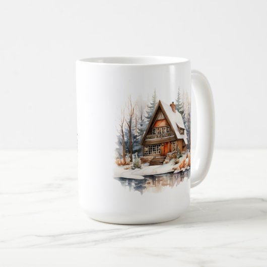 Weihnachtshütte Tasse (VorderseiteRechts)