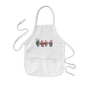 Weihnachtsigel Kinderschürze