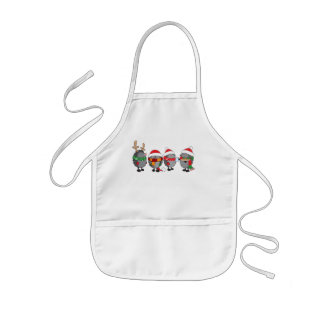 Weihnachtsigel Kinderschürze
