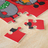 Weihnachtsigel Puzzle (Seite)