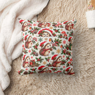 Weihnachtsigel Waldwünsche Kissen