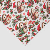 Weihnachtsigel Waldwünsche Seidenpapier (Detail)